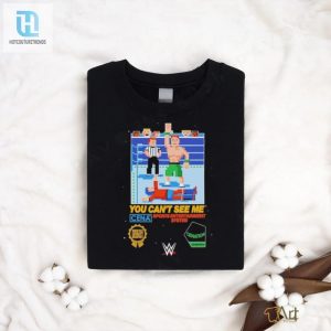 Funny John Cena You Cant See Me 8Bit Pixel Shirt hotcouturetrends 1 3