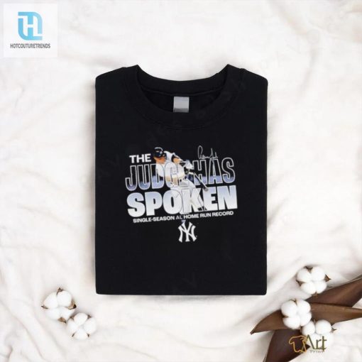 Judge Hits Record Hilarious Yankees Home Run Shirt hotcouturetrends 1 3