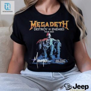 Outrun Em All Megadeth 2024 Tour Shirt Mayhem hotcouturetrends 1 2