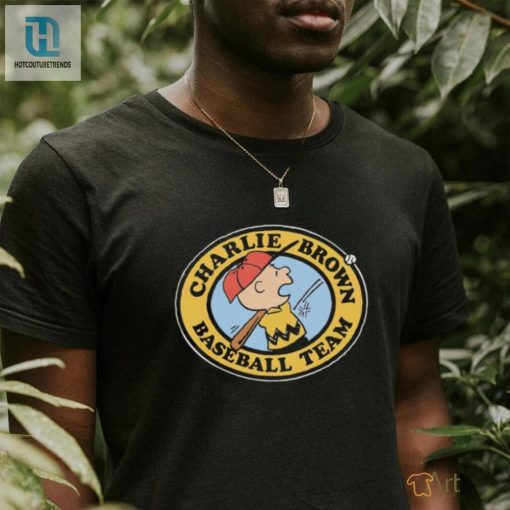 Get A Laugh With Our Unique Peanuts Charlie Brown Baseball Tee hotcouturetrends 1