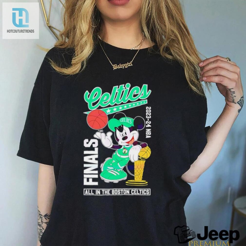 Mickey Mouse 2024 Nba Finals  Celtics Shirt Hoop Hilarity