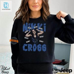 Hilarious Nikki Cross Hehe Black Tshirt Unique Fun hotcouturetrends 1 3
