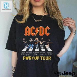 Shockingly Cool Acdc 2024 Tour Tee Rockin Abbey Road Style hotcouturetrends 1 2