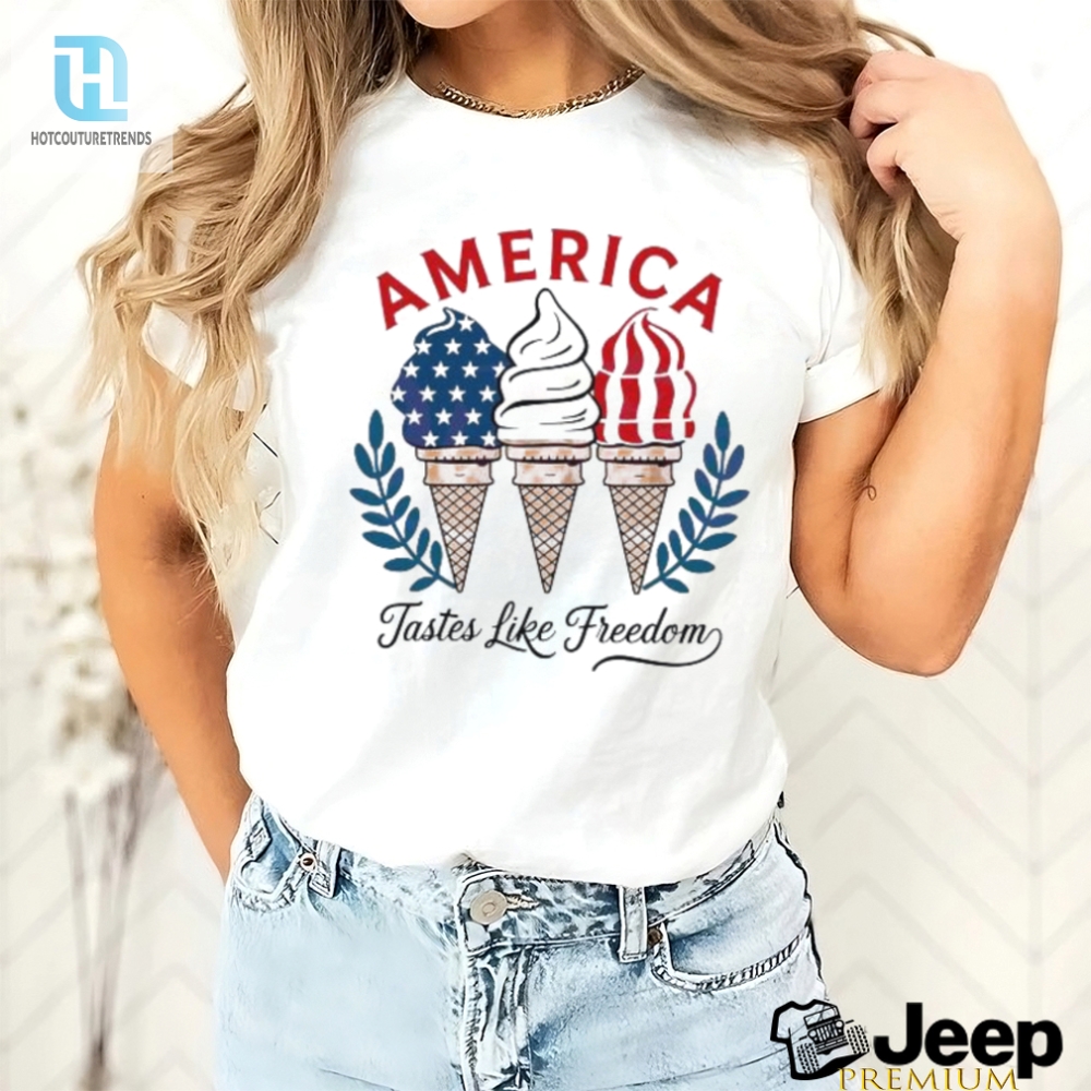 Funny America Tastes Like Freedom 4Th Of July Shirt