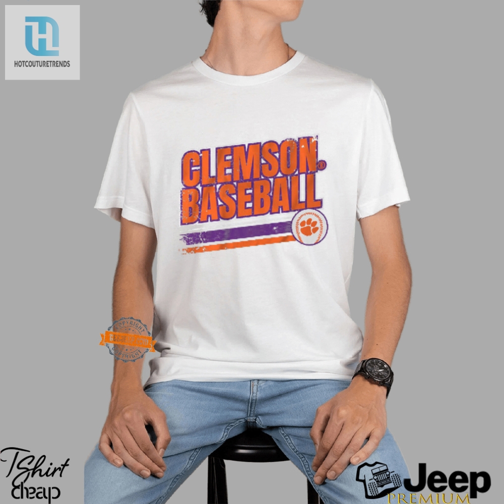 Clemson Tigers Retro Tee Roaring Back To The Future