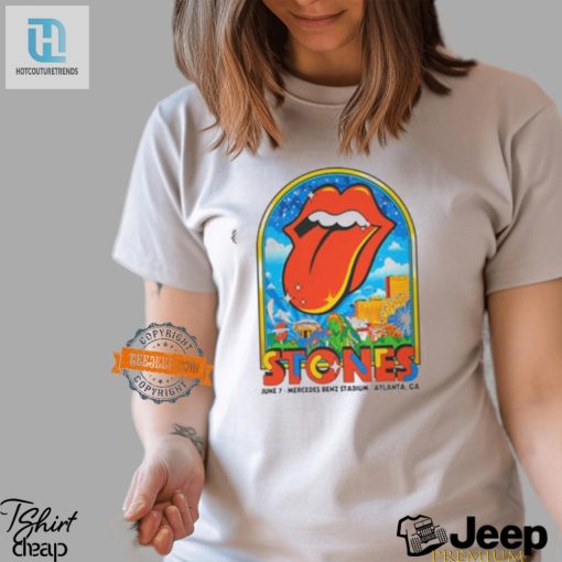 Rock Out In Style Stones 24 Atlanta Tour Tee Double Sided hotcouturetrends 1