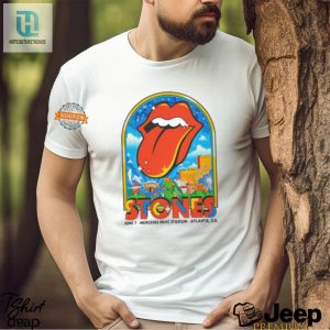 Rock Out In Style Stones 24 Atlanta Tour Tee Double Sided hotcouturetrends 1 2