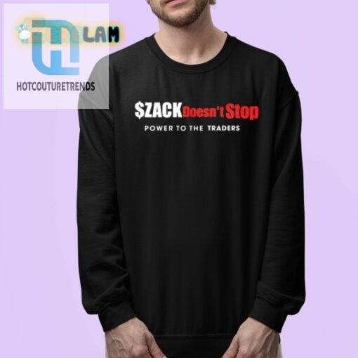 Get Zack Morris Hilarious Zack Doesnt Stop Trading Shirt hotcouturetrends 1 3