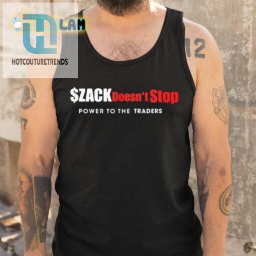 Get Zack Morris Hilarious Zack Doesnt Stop Trading Shirt hotcouturetrends 1 4