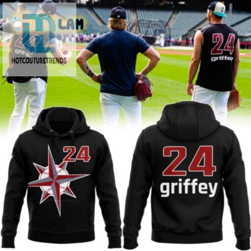 Catch Griffey Fever Hilarious Mariners 24 Hoodie hotcouturetrends 1 1