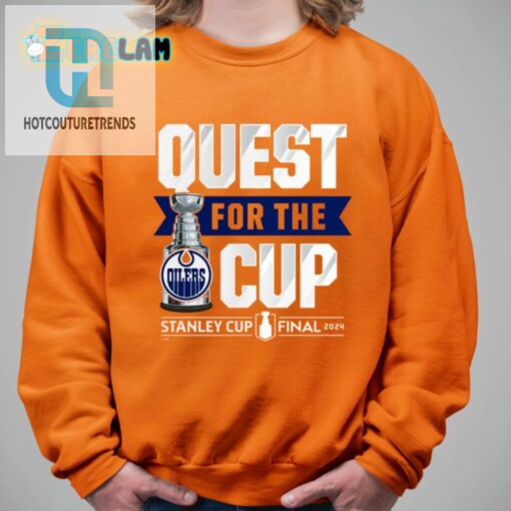 Cheer Like A Champ Edmonton Oilers 2024 Quest Tee