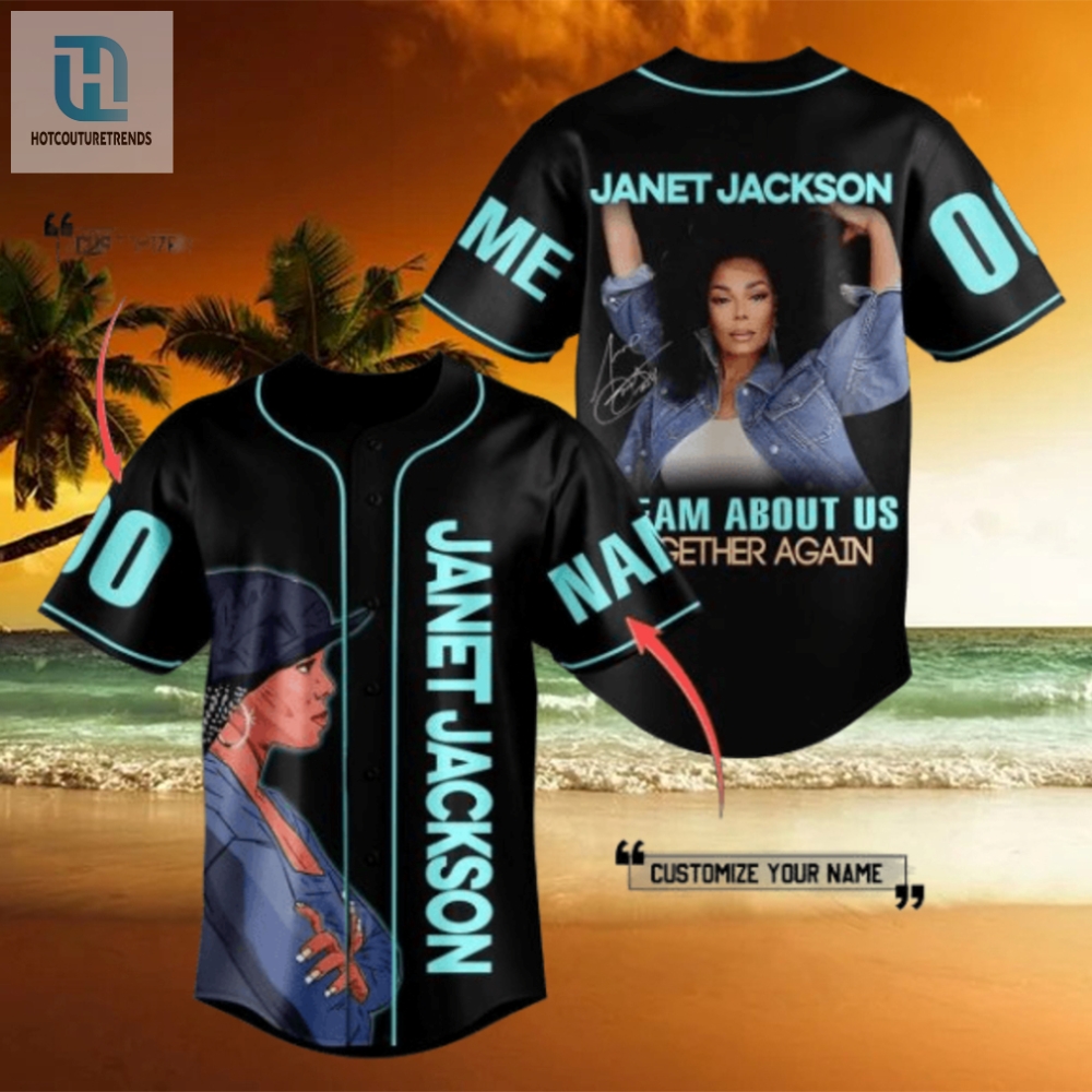 Rock Janet Jackson Swag Quirky Custom Baseball Jerseys