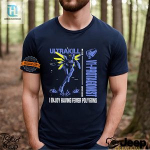 Ultrakill V1 Protagonist Shirt Less Polygons More Fun hotcouturetrends 1 2