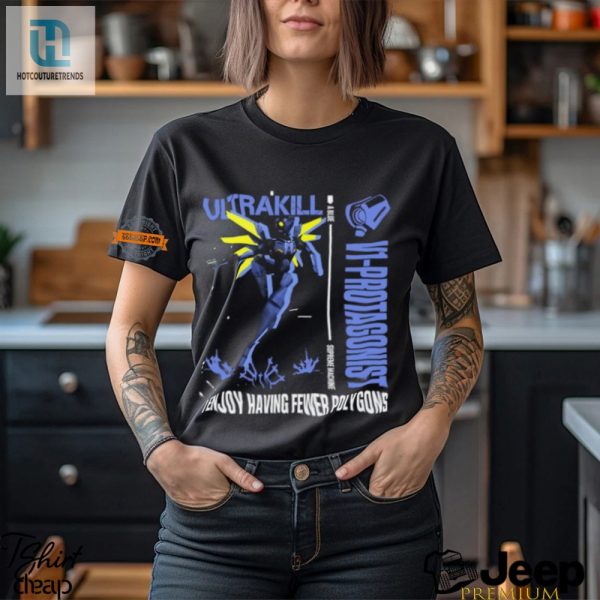 Ultrakill V1 Protagonist Shirt Less Polygons More Fun hotcouturetrends 1 3