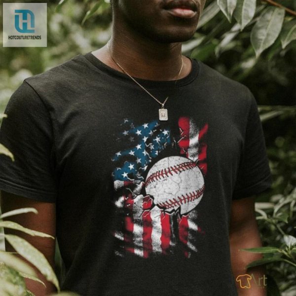 Patriotic Vintage Baseball Tee Hit A Home Run With Humor hotcouturetrends 1 2