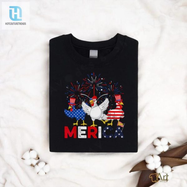 Funny Patriotic Chicken 4Th Of July Shirt Farm Style Usa hotcouturetrends 1