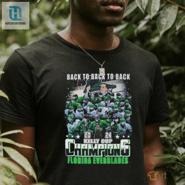 Funny 2024 Kelly Cup Champs Florida Everblades Tshirt hotcouturetrends 1 2