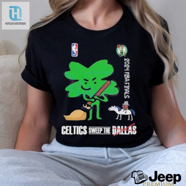 Celtics Sweep 2024 Champs Mavericks Wipeout Tshirt hotcouturetrends 1 1