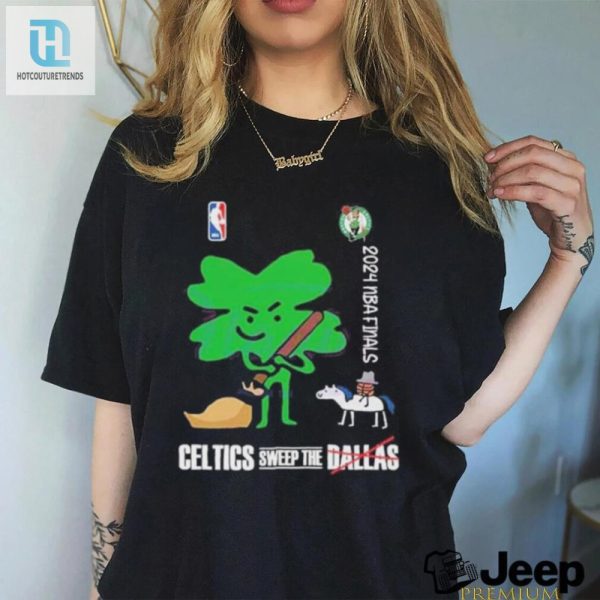 Celtics Sweep 2024 Champs Mavericks Wipeout Tshirt hotcouturetrends 1 3