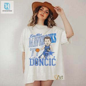 Luka Doncics Witty Caricature Tee Stand Out In Mavs Style hotcouturetrends 1 2
