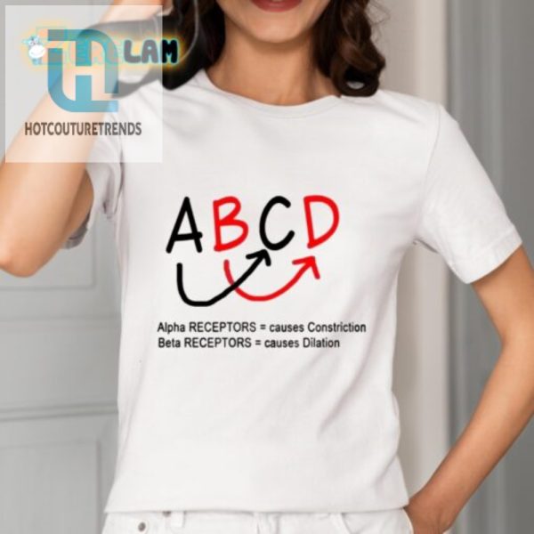 Funny Abcd Alpha Beta Receptor Shirt Constricts Dilates hotcouturetrends 1 2