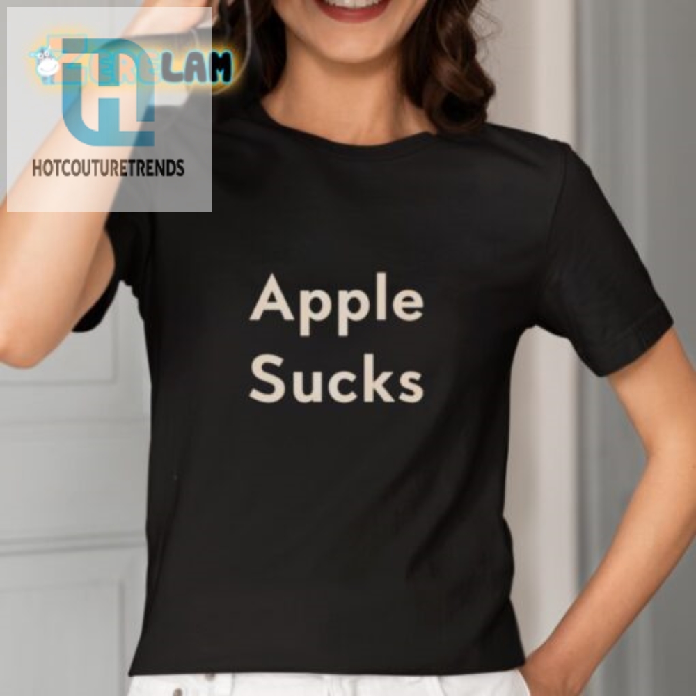 Hilarious Apple Sucks Unisex Shirt  Stand Out  Smile