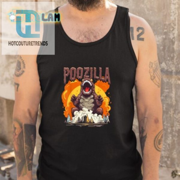 Poozilla Hilarious Explosive Diarrhea Meme Shirt hotcouturetrends 1 4