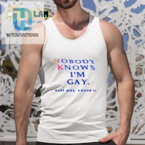 Funny Nobody Knows Im Gay Shirt Unique Hilarious Tee hotcouturetrends 1 4