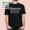 2024 White Sox Survivor Tshirt Hilarious Unique Souvenir hotcouturetrends 1