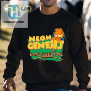 Get Wacky With A Neon Genesis Evangelion Garfield Shirt hotcouturetrends 1 2