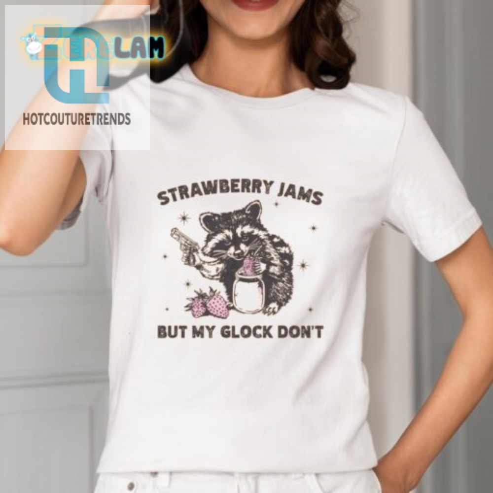 Squirrel Glock Shirt Hilariously Unique Strawberry Jam Design