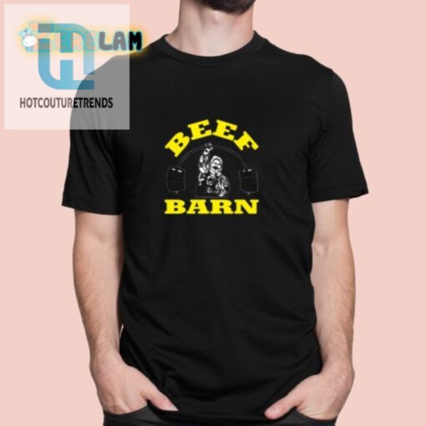 Beef Barn Gym Shirt Flex Your Muscles Moo Style hotcouturetrends 1