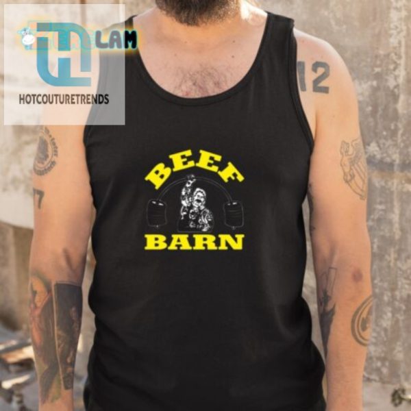 Beef Barn Gym Shirt Flex Your Muscles Moo Style hotcouturetrends 1 4