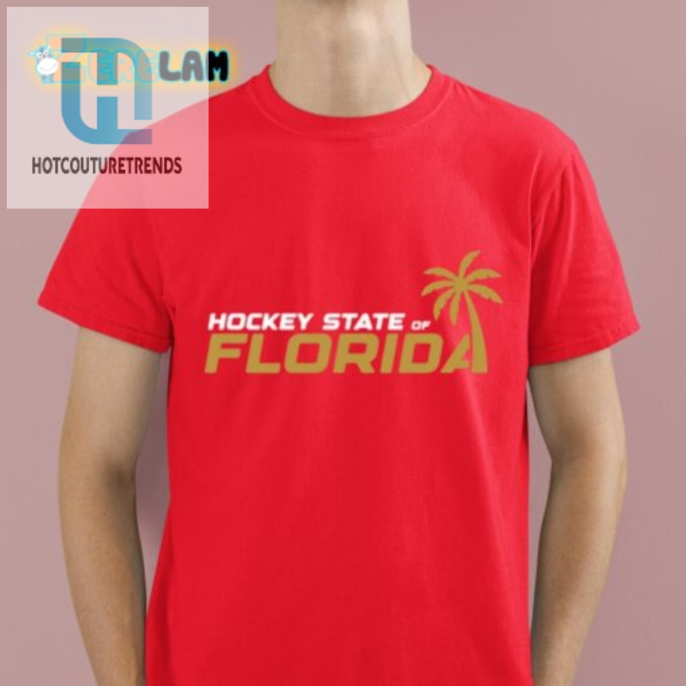 Slapshot Sunshine Funny Florida Hockey State Shirt