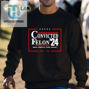 Funny Convicted Felon 24 Shirt Make America Sane Again hotcouturetrends 1 7