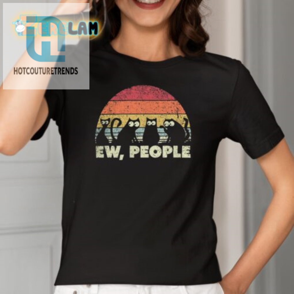 Funny Ew People Cat Shirt  Perfect For Introverts  Cat Lovers