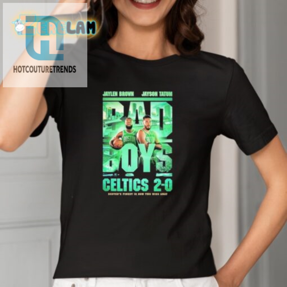 Funny Bad Boys Celtics Shirt Brown  Tatum Dominate 20