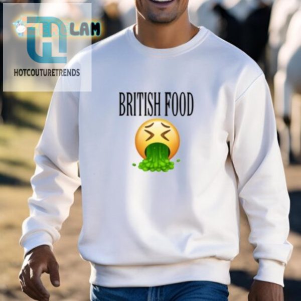 Funny British Food Vomit Emoji Shirt Unique Hilarious hotcouturetrends 1 2