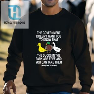 Quack Conspiracy Tee Ducks In The Park Are Free hotcouturetrends 1 2
