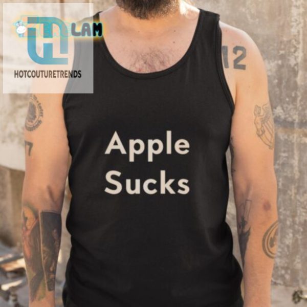 Hilarious Apple Sucks Unisex Shirt Stand Out With Humor hotcouturetrends 1 4