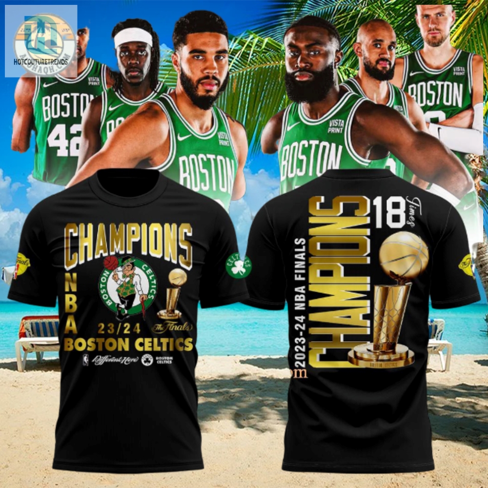 Boston Celtics 202324 Champs Hilarious 18X 3D Shirt Magic