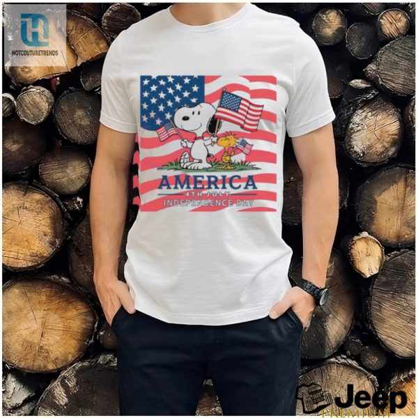 Patriotic Snoopy Woodstock 4Th Of July 2024 Usa Flag Tee hotcouturetrends 1 3