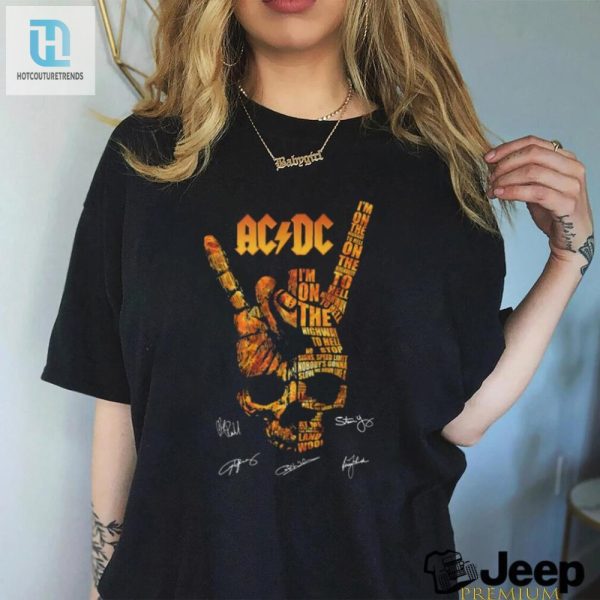 Rock Out In Style Get Your Hilarious Pwr Highway To Hell Tee hotcouturetrends 1