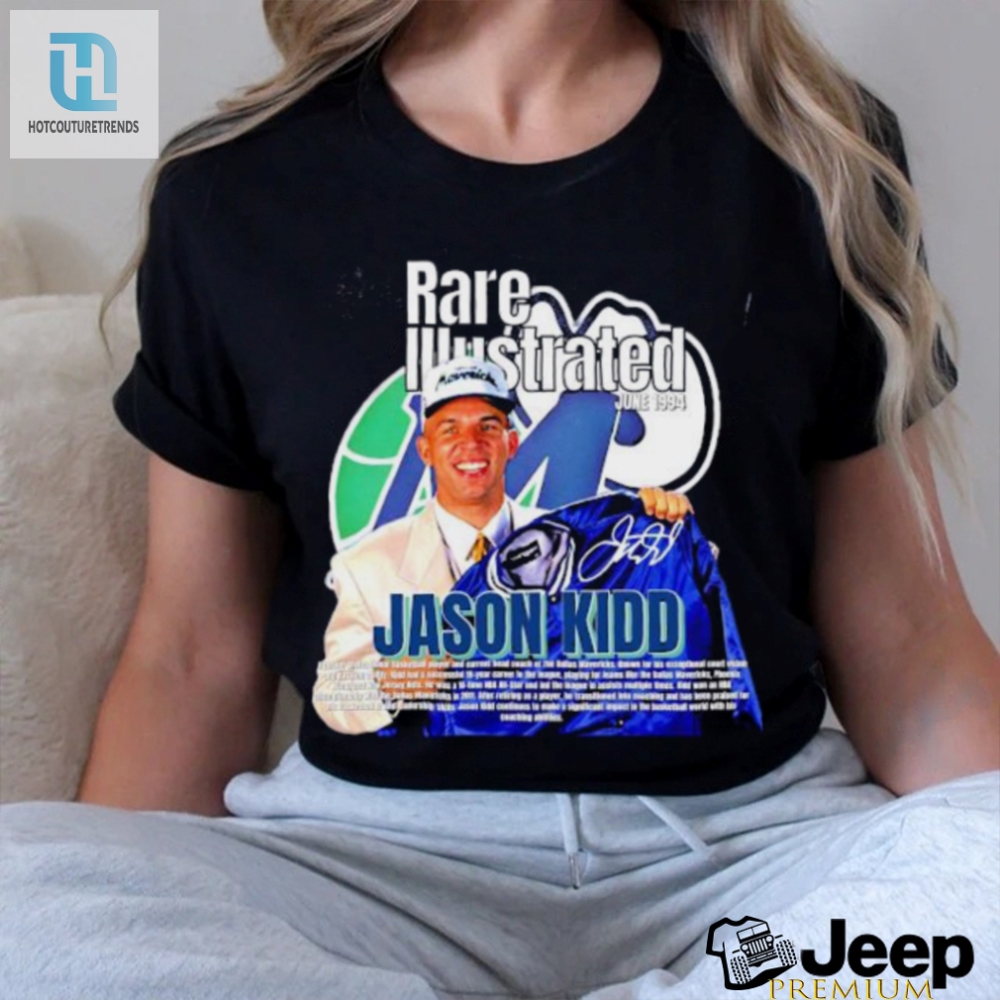 Snag Jason Kidds Rare 1994 Tshirt Hoopster Humor Edition