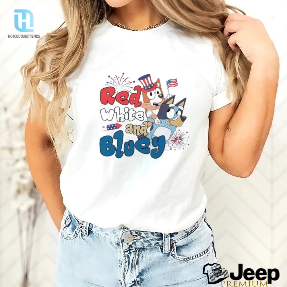 Get Laughs With The Official Red White Bluey 2024 Shirt