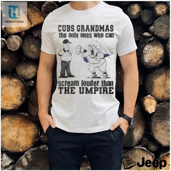 Funny Chicago Cubs Grandma Shirt Louder Than The Ump hotcouturetrends 1 2