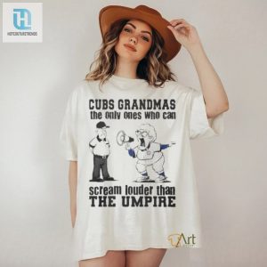 Funny Chicago Cubs Grandma Shirt Louder Than The Ump hotcouturetrends 1 3