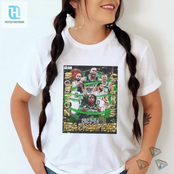 Celebrate Celtics 2023 Nba Win With A Funny Slam Poster Tee hotcouturetrends 1