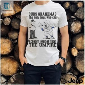 Funny Cubs Grandma Shirt Louder Than The Umpire hotcouturetrends 1 2