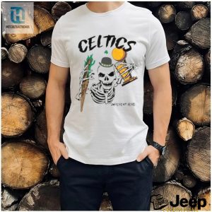 Boston Celtics Skeleton Champ Trophy Tee With A Twist hotcouturetrends 1 2